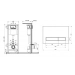 Инсталляция для унитаза Lavinia Boho Relfix 77020021 с клавишей Relfix (4 в 1) Инсталляция для унитаза Lavinia Boho Relfix 77020021 с клавишей Relfix (4 в 1)
